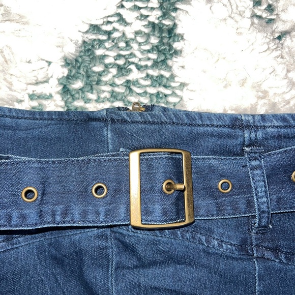 Free People Denim Mini Skirt - Picture 2 of 4